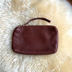 NWT Agni Leather Zip Pouch